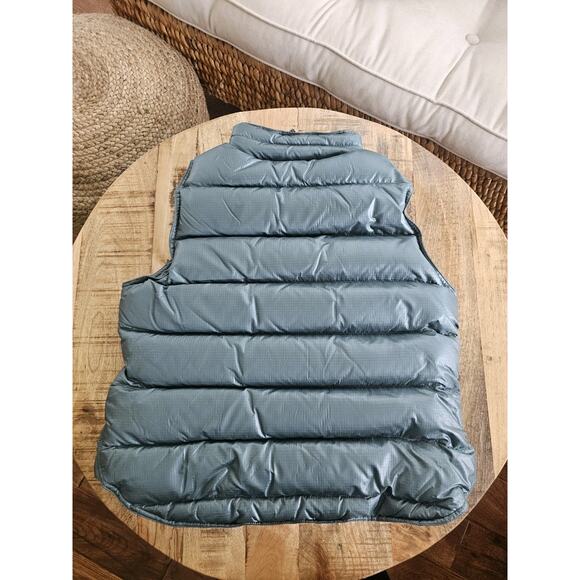 J. Crew Ripstop Down Waterfowl Feather Puffer Vest Women's Size L Green Outdoors - Picture 7 of 12